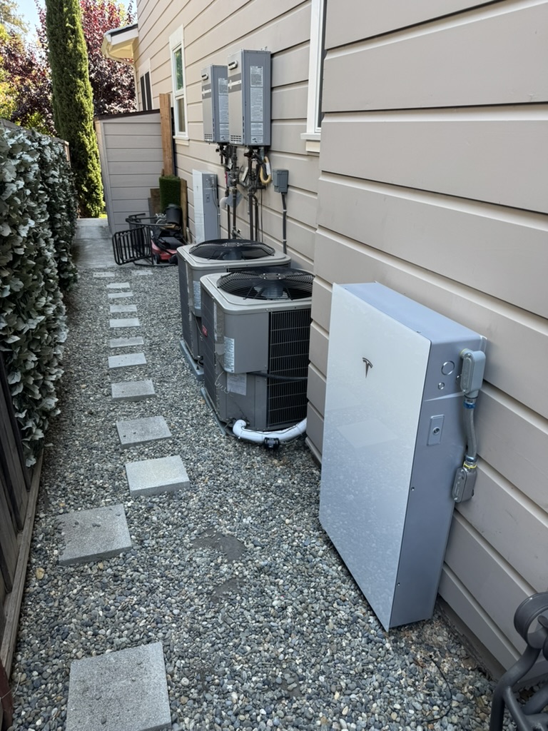 Tesla Powerwall 3 exterior wall mount